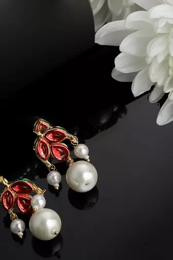 Cheeni chamak drop earring