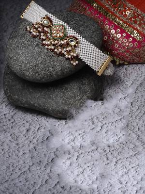 Gulabi guldasta chokar necklace 2