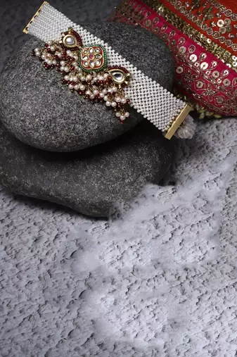 Gulabi guldasta chokar necklace