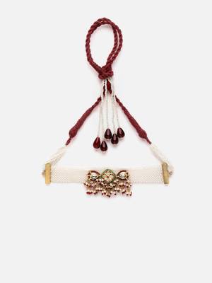 Gulabi guldasta chokar necklace 3