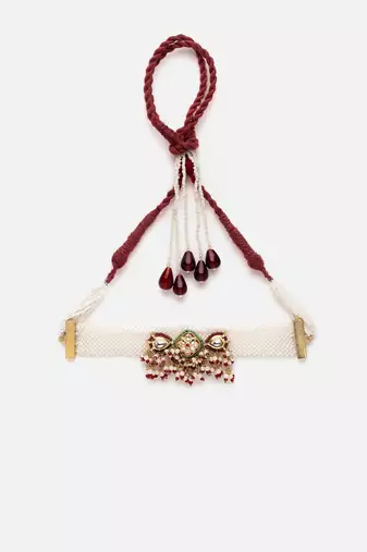 Gulabi guldasta chokar necklace