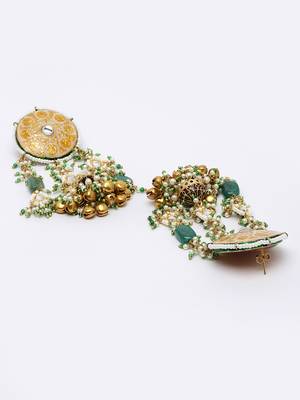 Orchid jhumka earring 4