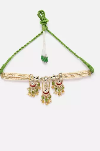 Serpentine haar necklace