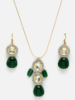 Pesto haar with earrings jewellery set 4