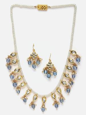 Neela daakoo haar with earrings jewellery set 3
