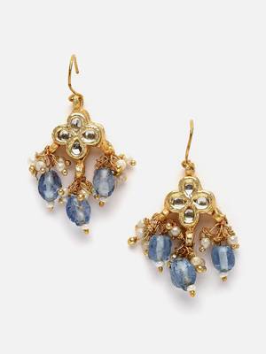 Neela daakoo haar with earrings jewellery set 5