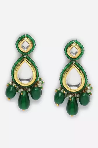 Verdant drop earring