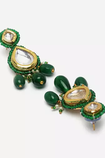 Verdant drop earring