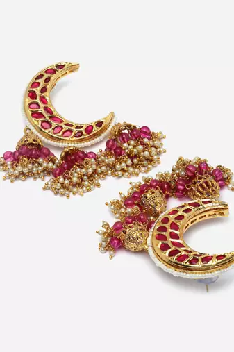 Magnolia jhumka earring