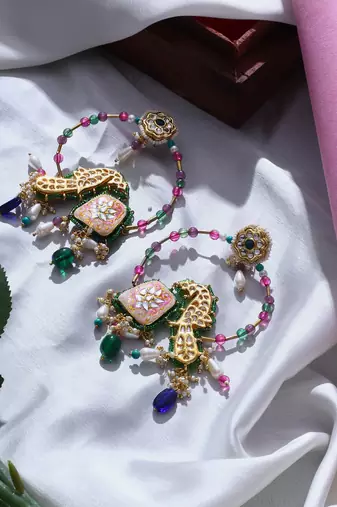 Gul-e-raana drop earring