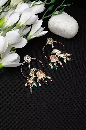 Gul-e-raana drop earring