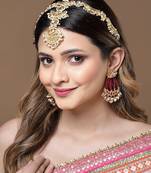Zard roshni  matha patti hair jewellery