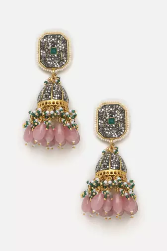 Gul-e-rukhsaar jhumka earring
