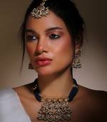 Oceanic sparkle maang tikka hair jewellery
