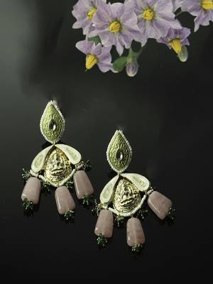 Sherbet drop earring 2