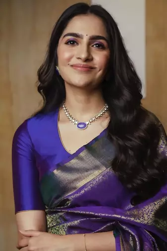 Blue Banarasi Soft Silk blend saree
