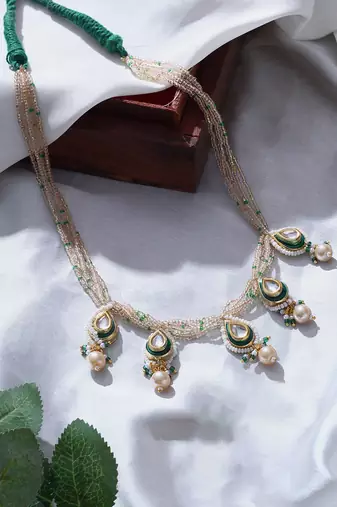 Heera haar necklace