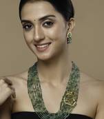 Honeysuckle necklace with earring jewellery set