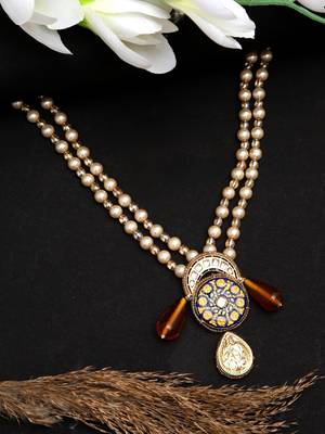 Cerulean cascade haar necklace 2
