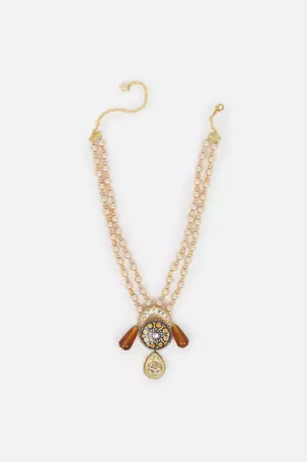 Cerulean cascade haar necklace