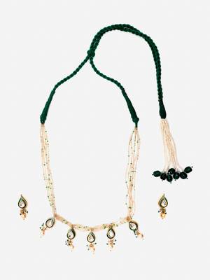 Chandan necklace with earring jewellery set 3