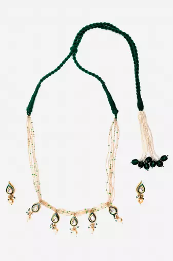 Chandan necklace with earring jewellery set