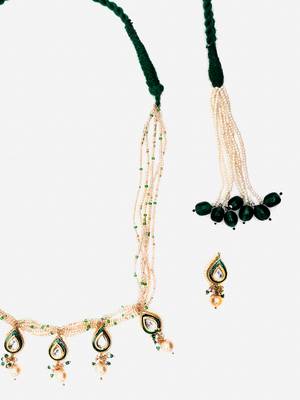 Chandan necklace with earring jewellery set 4