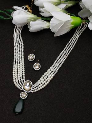Verdant necklace with earring jewellery set 2