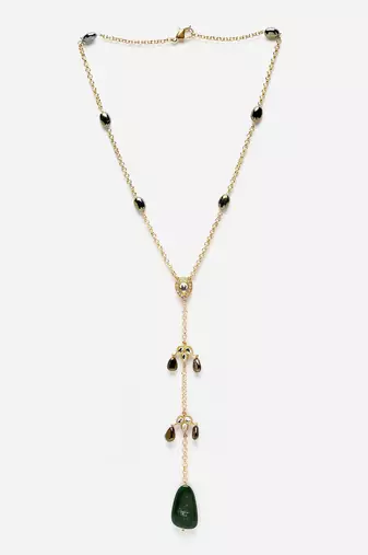 Flame haar necklace