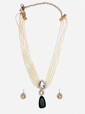 Verdant necklace with earring jewellery set 3