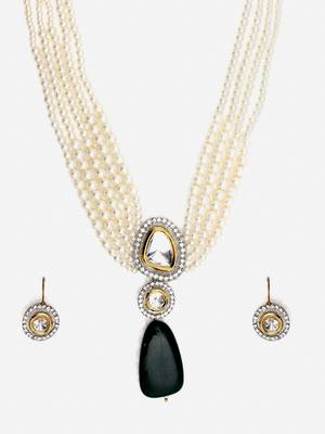 Verdant necklace with earring jewellery set 4