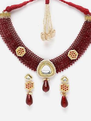 Merlot necklace with earring jewellery set 4