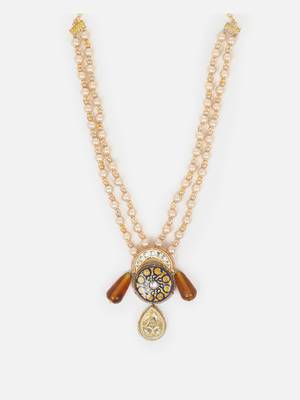 Turquoise tempest necklace with earring jewellery set 4