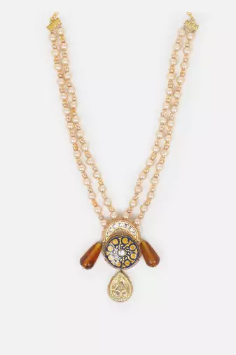Turquoise tempest necklace with earring jewellery set