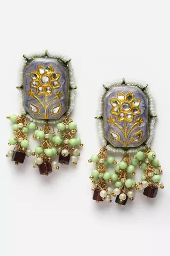 Saawan ki necklace with earring jewellery set