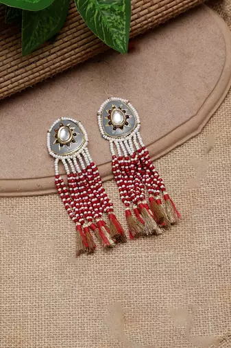 Saleti drop earring