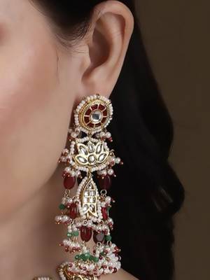 Aasmani drop earring 1