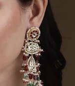 Aasmani drop earring