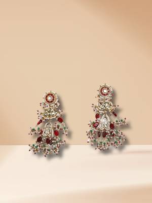 Aasmani drop earring 2