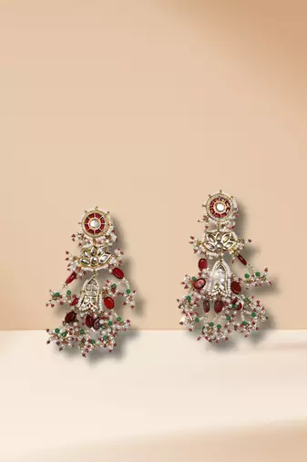 Aasmani drop earring
