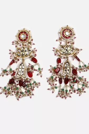 Aasmani drop earring