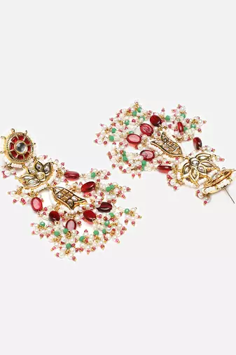 Aasmani drop earring