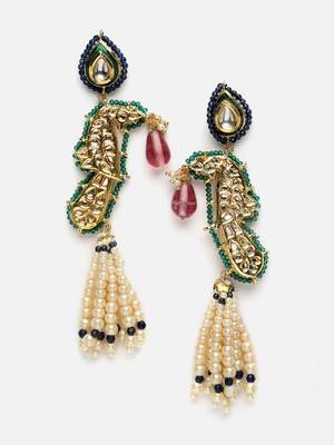 Malachite drop earring 3