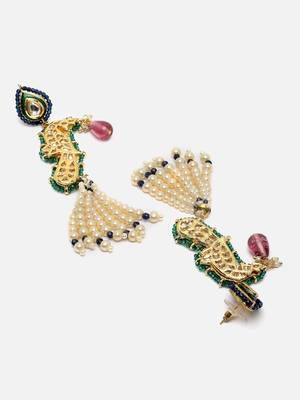 Malachite drop earring 4