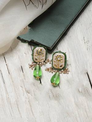 Bonsai drop earring 2