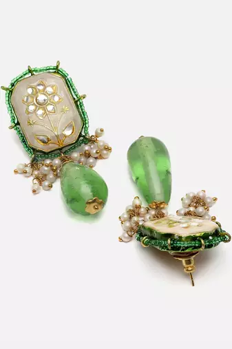 Bonsai drop earring