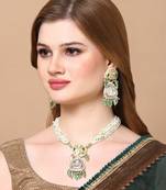 Broccoli drop earring