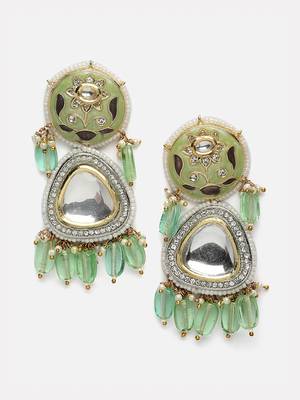 Broccoli drop earring 3