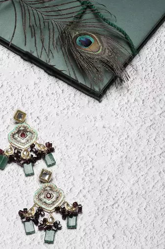 Neel ghar drop earring