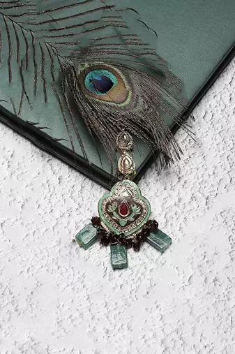 Neela panja maang tikka hair jewellery
